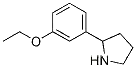 Molecular Structure of 1270491-62-7 (2-(3-Ethoxyphenyl)pyrrolidine)