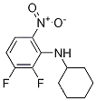 Molecular Structure of 1273880-11-7 (N-Cyclohexyl-2,3-difluoro-6-nitroaniline)