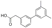 Molecular Structure of 1334500-03-6 (3-(3,5-Dimethylphenyl)phenylacetic acid)