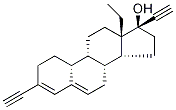 13-Ethyl-3-ethynyl-18,19-dinor-17α-pregna-3,5-dien-20-yn-17-ol
(Levo Norgestrel Impurity)