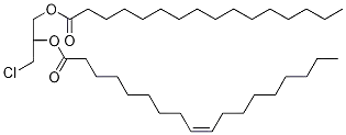 Molecular Structure of 1363153-60-9 (rac 1-Palmitoyl-2-oleoyl-3-chloropropanediol)