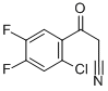 2-CHLORO-4,5-DIFLUOROBENZOYLACETONITRILE