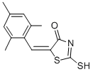 (5E)-2-Mercapto-5-(mesitylmethylene)-1,3-thiazol-4(5H)-one 153567-97-6