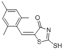 (5E)-2-sulfanylidene-5-[(2,4,6-trimethylphenyl)methylidene]-1,3-thiazolidin-4-one