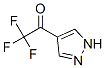 Ethanone, 2,2,2-trifluoro-1-(1H-pyrazol-4-yl)- (9CI)