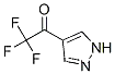 Molecular Structure of 161957-47-7 (Ethanone, 2,2,2-trifluoro-1-(1H-pyrazol-4-yl)- (9CI))