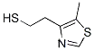 Molecular Structure of 175074-17-6 (4-Thiazoleethanethiol,  5-methyl-)