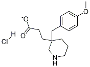 3-(4-METHOXYBENZYL)PIPERIDINE-3-ETHYLCARBOXYLATE HYDROCHLORIDE
