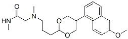 Molecular Structure of 192201-93-7 (2-({3-[5-(6-METHOXY-1-NAPHTHYL)-1,3-DIOXAN-2-YL]PROPYL}METHYLAMINO)-N-METHYLACETAMIDE)