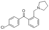 Molecular Structure of 20072-53-1 (4'-CHLORO-2-PYRROLIDINOMETHYL BENZOPHENONE)