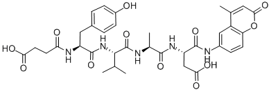 N-(3-Carboxy-1-oxopropyl)-L-tyrosyl-L-valyl-L-alanyl-N-(4-methyl-2-oxo-2H-1-benzopyran-7-yl)-L-alpha-asparagine
