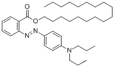 Molecular Structure of 204581-67-9 (Octadecyl 2-(4-dipropylaminophenylazo)benzoate)