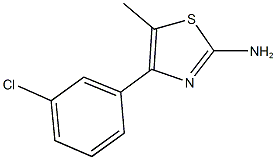 4-(3-Chloro-phenyl)-5- methyl-thiazol-2-ylamine