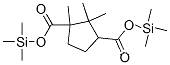 Molecular Structure of 27206-76-4 (1,2,2-Trimethyl-1,3-cyclopentanedicarboxylic acid bis(trimethylsilyl) ester)
