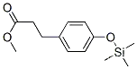 Molecular Structure of 27798-74-9 (p-[(Trimethylsilyl)oxy]hydrocinnamic acid methyl ester)