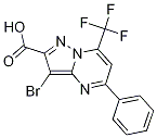 3-bromo-5-phenyl-7-(trifluoromethyl)pyrazolo[1,5-a]pyrimidine-2-carboxylic acid