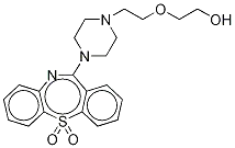 Molecular Structure of 329216-65-1 (Quetiapine Sulfone)
