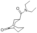 N,N-diethyl-9-oxobicyclo[3.3.1]nonane-3-carboxamide(SALTDATA: FREE)