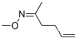 Molecular Structure of 56335-97-8 (5-Hexen-2-one O-methyl oxime)