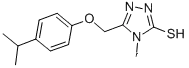 5-[(4-isopropylphenoxy)methyl]-4-methyl-4H-1,2,4-triazole-3-thiol