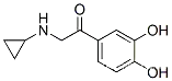 Molecular Structure of 70522-46-2 (Ethanone, 2-(cyclopropylamino)-1-(3,4-dihydroxyphenyl)- (9CI))