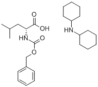 Molecular Structure of 7662-58-0 (N-CARBOBENZOXY-D-LEUCINE DICYCLOHEXYLAMMONIUM SALT)