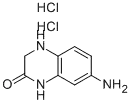 Molecular Structure of 860503-30-6 (7-AMINO-3,4-DIHYDRO-1H-QUINOXALIN-2-ONE DIHYDROCHLORIDE)