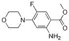 Molecular Structure of 864292-15-9 (Methyl 2-AMino-5-fluoro-4-Morpholinobenzoate)