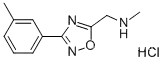 Molecular Structure of 890324-18-2 (N-methyl-1-[3-(3-methylphenyl)-1,2,4-oxadiazol-5-yl]methanamine)