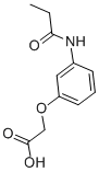 [3-(propionylamino)phenoxy]acetic acid(SALTDATA: FREE)