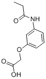 Molecular Structure of 890984-30-2 ([3-(propanoylamino)phenoxy]acetic acid)