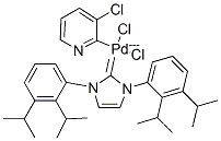 dichloro-[1,3-bis(diisopropylphenyl)imidazolylidene]-(3-chloropyridyl)palladium(II)