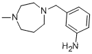 Molecular Structure of 915707-49-2 (3-[(4-Methylperhydro-1,4-diazepin-1-yl)methyl]aniline)