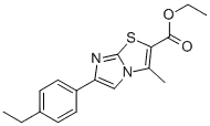 Molecular Structure of 940725-20-2 (6-(4-ETHYLPHENYL)-3-METHYLIMIDAZO[2,1-B]THIAZOLE-2-CARBOXYLIC ACID ETHYL ESTER)