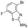 Molecular Structure of 942473-89-4 (2-BenzothiazolaMine, 4-broMo-7-fluoro-)