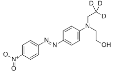 N-Ethyl-N-(2-hydroxyethyl)-4-(4-nitrophenylazo)aniline,  2-{Ethyl-d3-[4-(4-nitro-phenylazo)phenyl]amino}ethanol