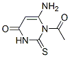 4-1H-PYRIMIDINONE,1-ACETYL-6-AMINO-2,3-DIHYDRO-2-THIOXO-CAS