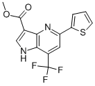 Methyl 5- (thiophen-2-yl)-7-(trifluoromethyl)-1H-pyrrolo[3,2-b]pyridine-3-carboxylate