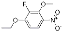 Molecular Structure of 1072945-58-4 (1-Ethoxy-2-fluoro-3-methoxy-4-nitrobenzene)