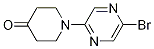 1-(5-bromo-2-pyrazinyl)-4-Piperidinone