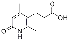 Molecular Structure of 1119453-13-2 (3-(2,4-dimethyl-6-oxo-1,6-dihydropyridin-3-yl)propanoic acid(SALTDATA: FREE))
