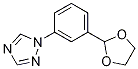 1-[3-(1,3-dioxolan-2-yl)phenyl]-1H-1,2,4-Triazole