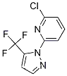 Molecular Structure of 1150164-45-6 (2-Chloro-6-(5-trifluoromethylpyrazol-1-yl)pyridine)