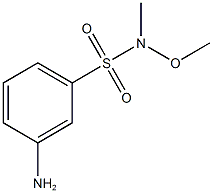 3-amino-N-methoxy-N-methylbenzenesulfonamide