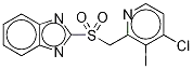 Molecular Structure of 1159977-27-1 (4-Desmethoxypropoxyl-4-chloro Rabeprazole Sulfone)