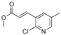 (E)-Methyl 3-(2-chloro-5-methylpyridin-3-yl)-acrylate