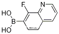 Molecular Structure of 1217500-71-4 (8-Fluoroquinoline-7-boronic acid)