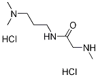 Molecular Structure of 1220036-48-5 (N-[3-(Dimethylamino)propyl]-2-(methylamino)-acetamide dihydrochloride)