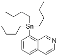 Molecular Structure of 1245816-24-3 (8-(Tributylstannyl)isoquinoline)