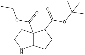 Molecular Structure of 1250994-55-8 (O4-tert-Butyl O3a-ethyl 1,2,3,5,6,6a-hexahydro-pyrrolo[3,2-b]pyrrole-3a,4-dicarboxylate)